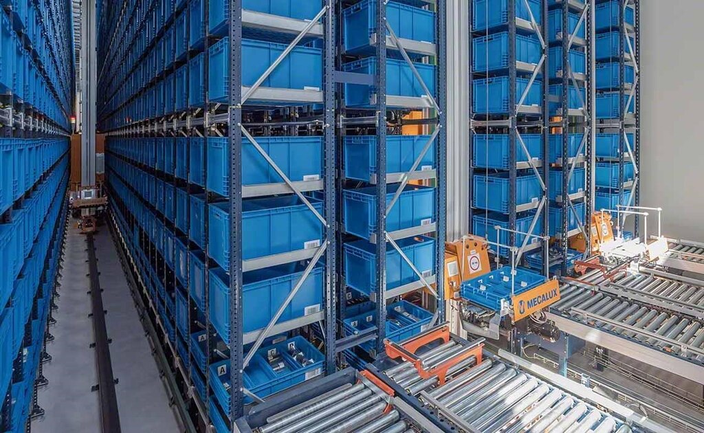 The product-person order fulfilment method uses automatic systems. The product-person order fulfilment method uses automatic systems.