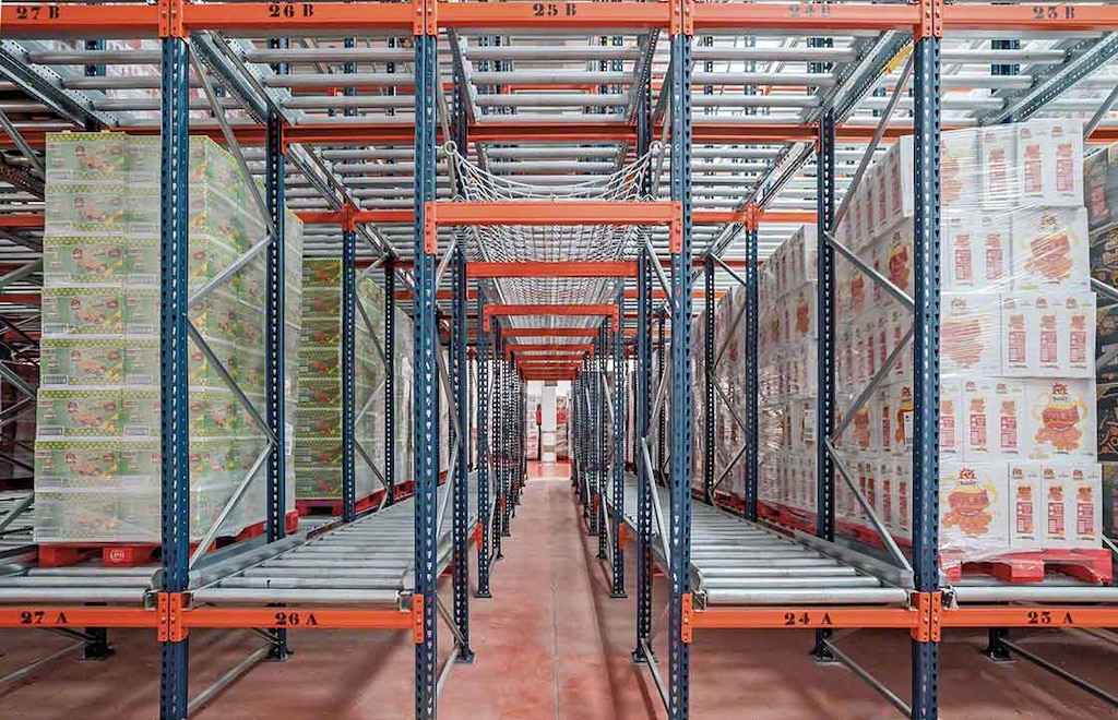 Live rack systems have safety aisles in case of emergency Live rack systems have safety aisles in case of emergency