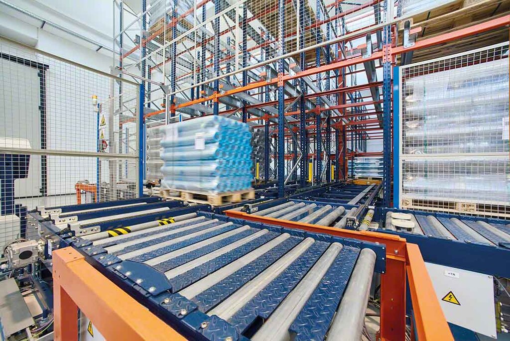 Automation of load movements reduces warehouse lead times, improving product turnover