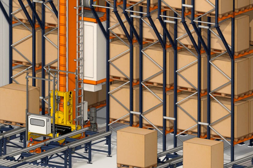 Industrias Yuk will build an automated warehouse for pallets and one for boxes