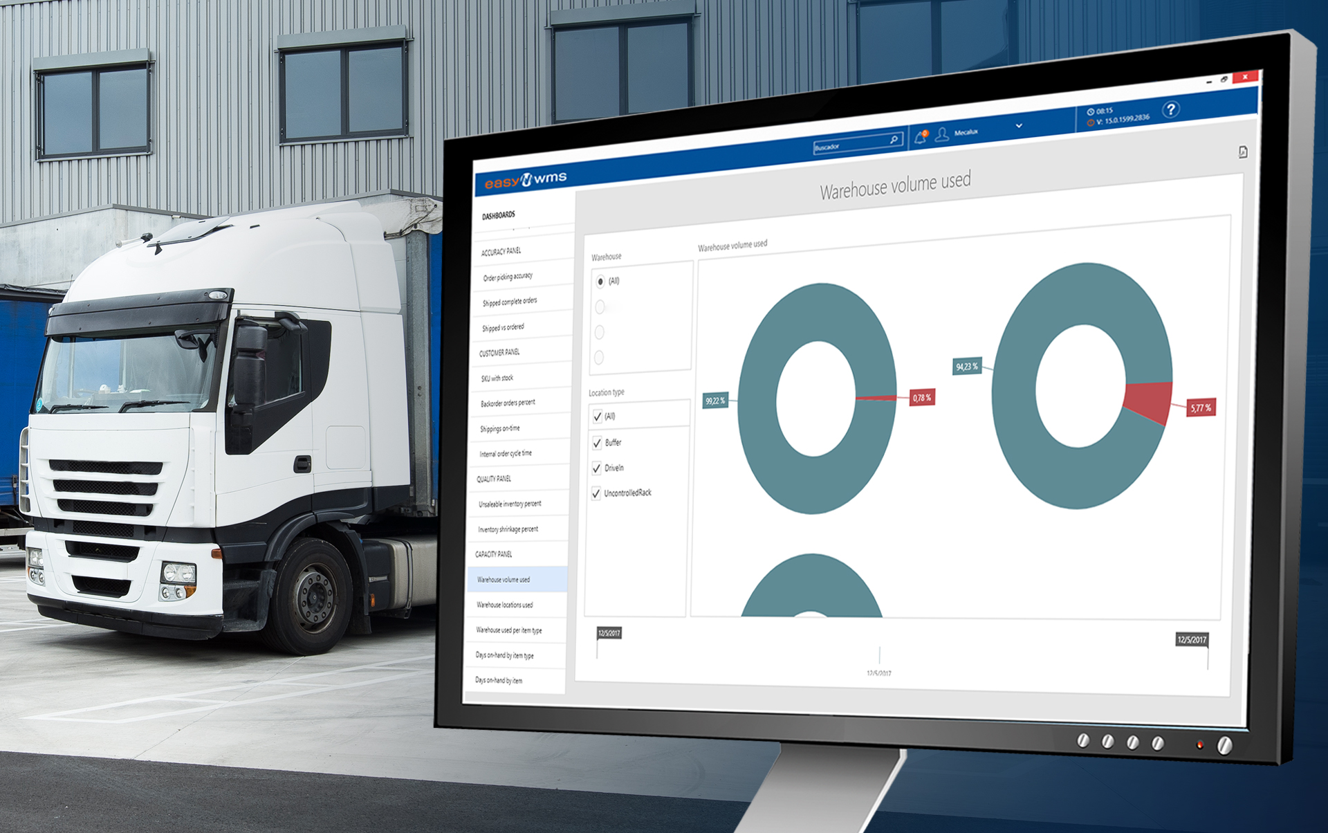 Transport UTE to instal Easy WMS from Mecalux at its facility in Le Mesnil-Amelot, France