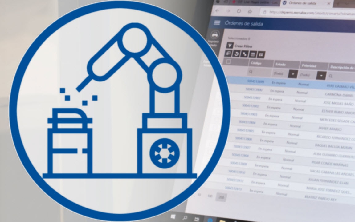 Control of Dexel merchandise with Easy WMS and WMS for Production