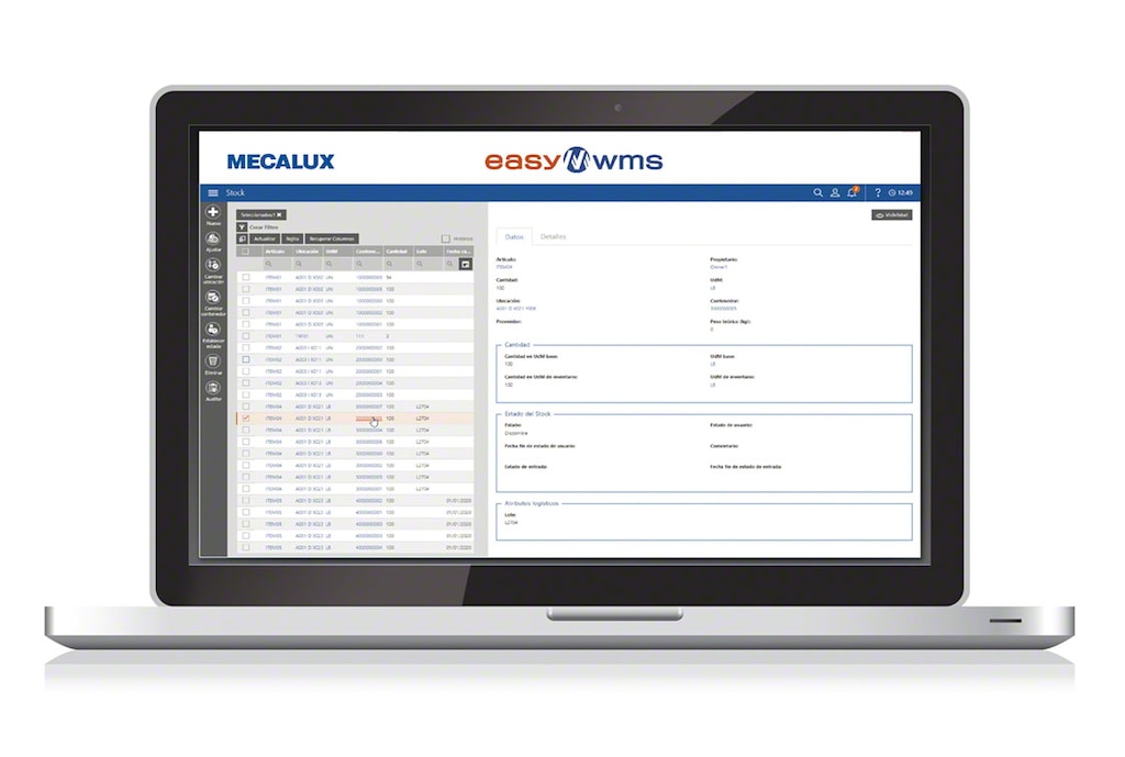 Easy WMS from Interlake Mecalux is capable of organizing cycle counting