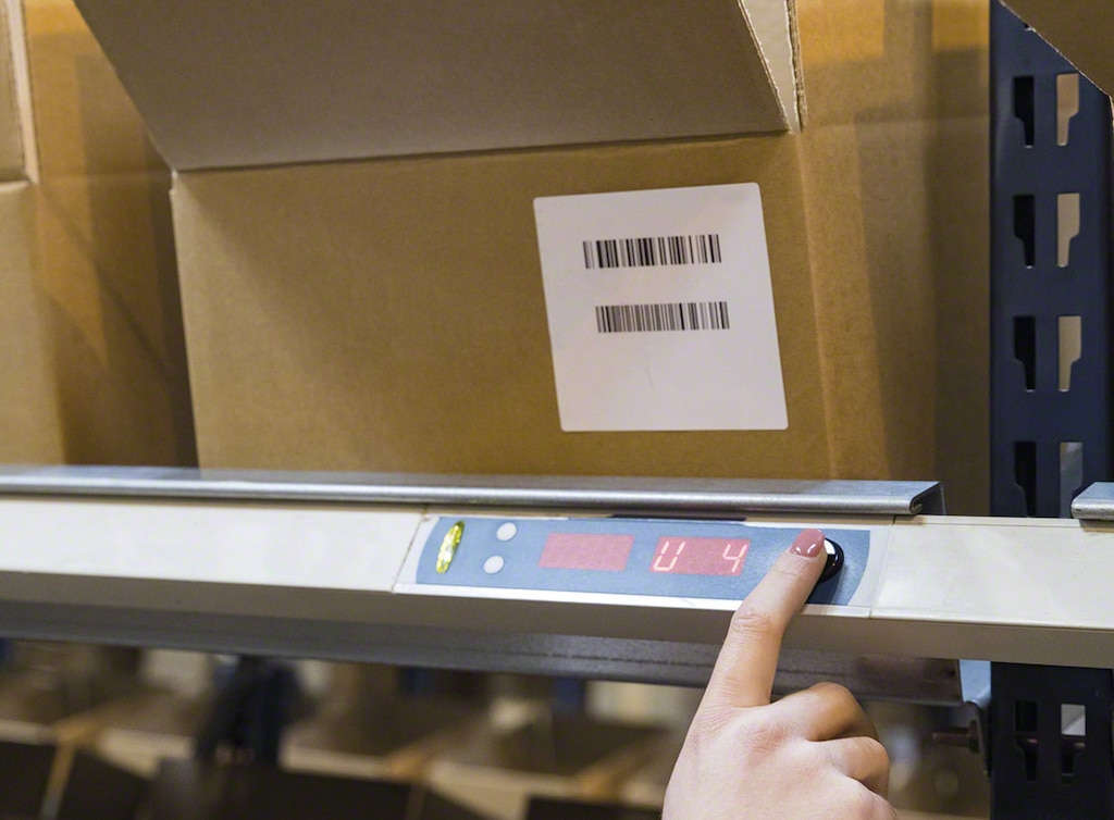 Pick-to-light devices are poka-yoke tools that show warehouse operators which product to pick and in what quantity