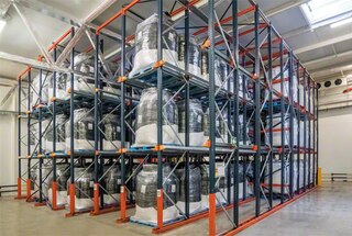 Drive-in racking is a widely used system in cold stores