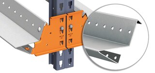 Drive-in racking GP support rail