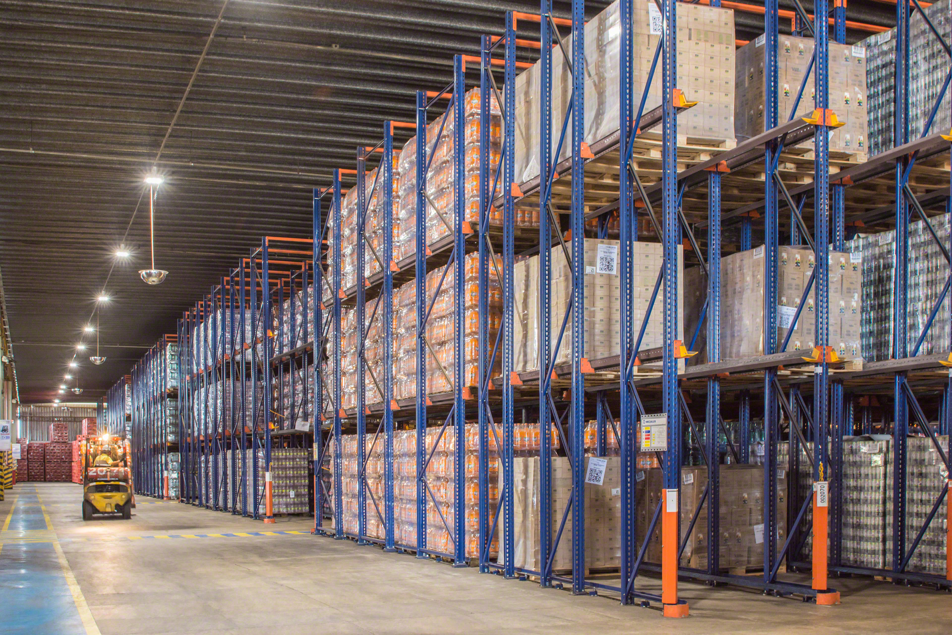 Drive-in pallet racking considerably increases a facility's capacity