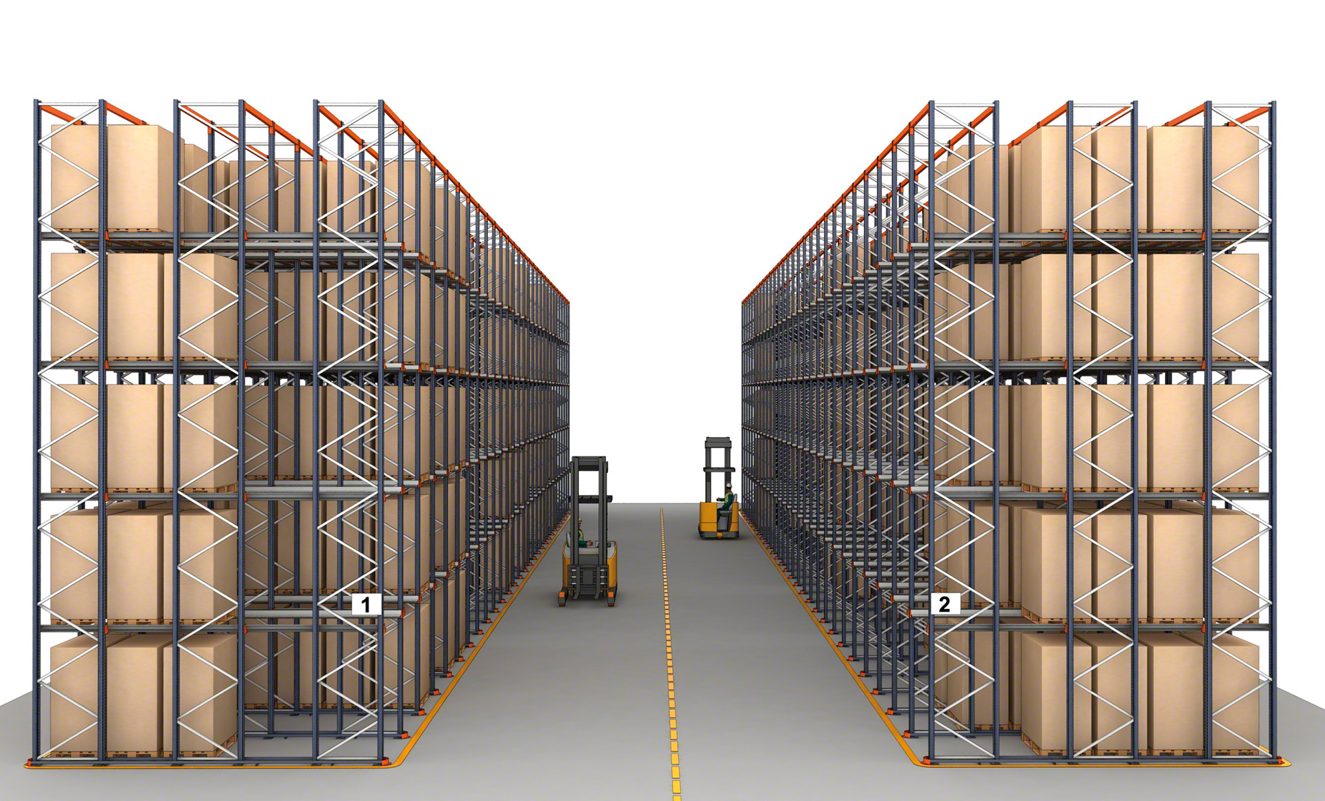 High-density racking systems significantly increase warehouse capacity