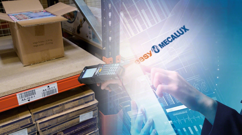 Scan Rf Containers RF scanners speed up the warehouse - Mecalux.com