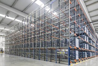 The Pallet Shuttle system is the perfect solution for fitting out a warehouse buffer