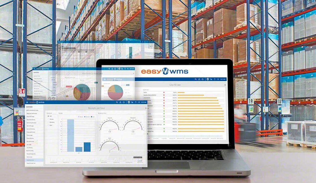 The Supply Chain Analytics software program from Interlake Mecalux facilitates the collection and structuring of data produced in the warehouse