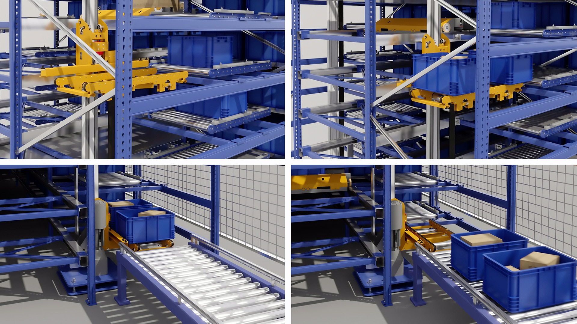 Shuttle Multiple Containers Shuttle System (storage solution for boxes) - Mecalux.com