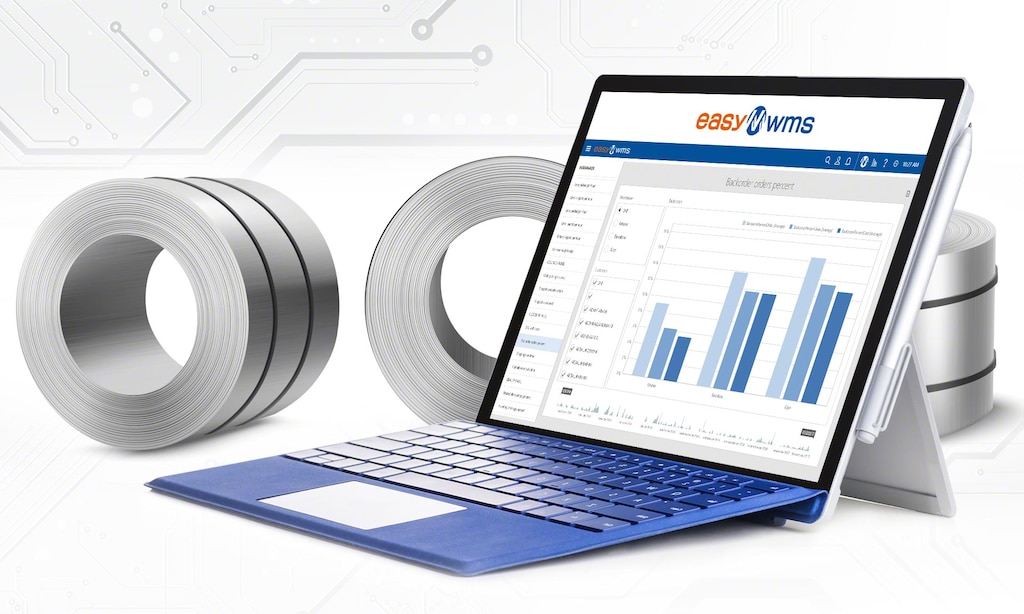 The new automated Alumasa warehouse managed by Easy WMS software