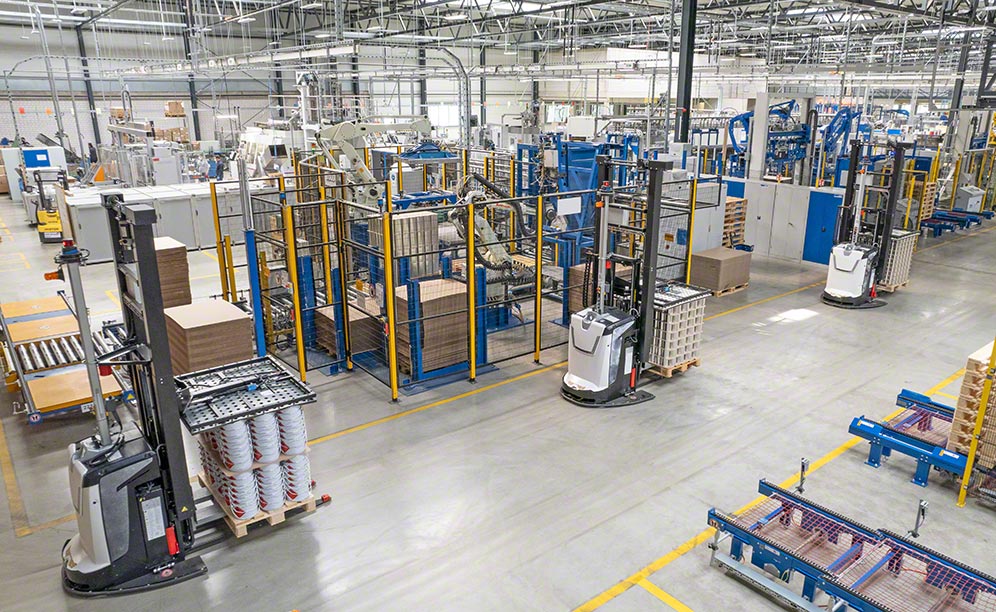 Blechwarenfabrik's AS/RS for raw materials in Limburg, Germany