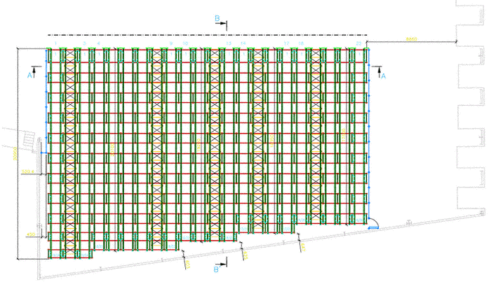 Layout Warehouse Storage