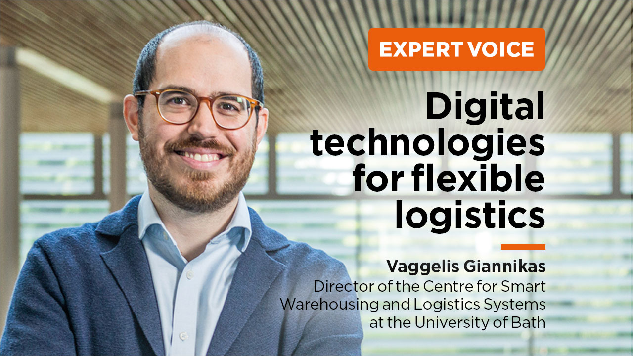 Vaggelis Giannikas (University of Bath) - Digital technologies for flexible logistics