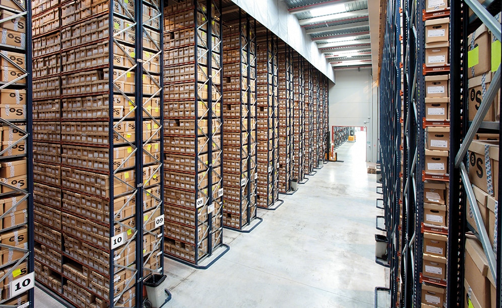 The new archive can store 658,236 boxes The new archive can store 658,236 boxes