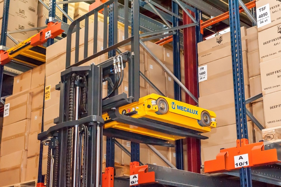 Fritel streamlines its warehouse with the Pallet Shuttle system by Mecalux