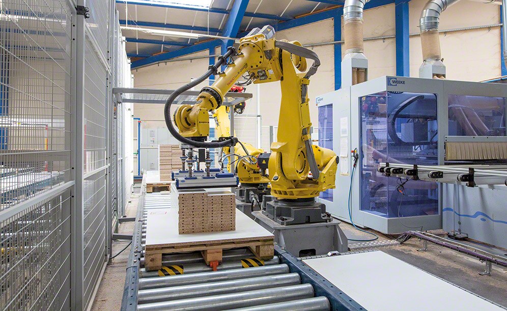 The centre’s automation and the use of automatic robots provide an increase in productivity and a decrease in operational costs
