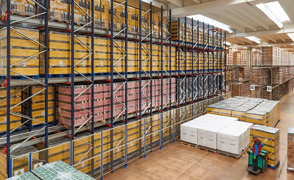 High-capacity storage installation of the 3PL company Logistic Net High-capacity storage installation of the 3PL company Logistic Net
