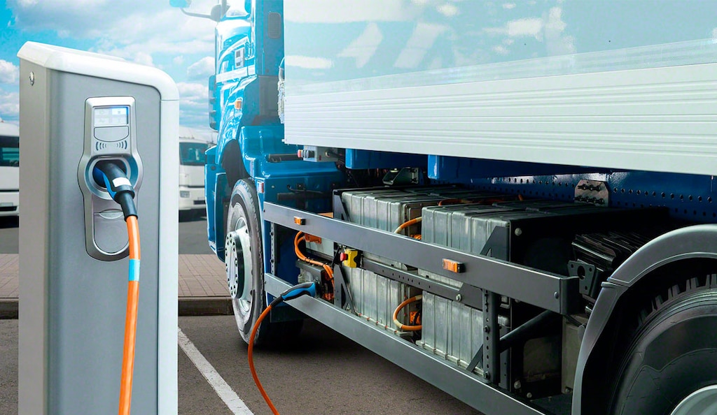 The use of greener transport modes like electric lorries contributes to sustainable logistics