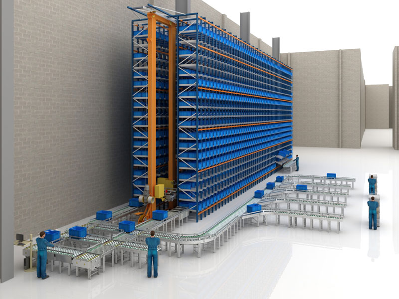 Maximum throughput: an efficient order prep system in action Maximum throughput: an efficient order prep system in action