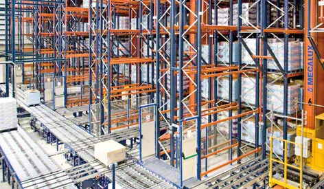 Automated warehouses for pallets Automated Warehouses 