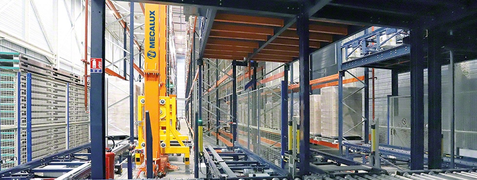 The Steris automated warehouse is allocated to the sterilisation of products The Steris automated warehouse is allocated to the sterilisation of products