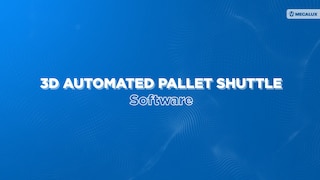 Fleet management software and warehouse management software for Mecalux's 3D Automated Pallet Shuttle