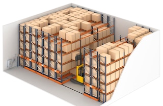 Mobile racking offers the utmost high-density storage for increased warehouse capacity