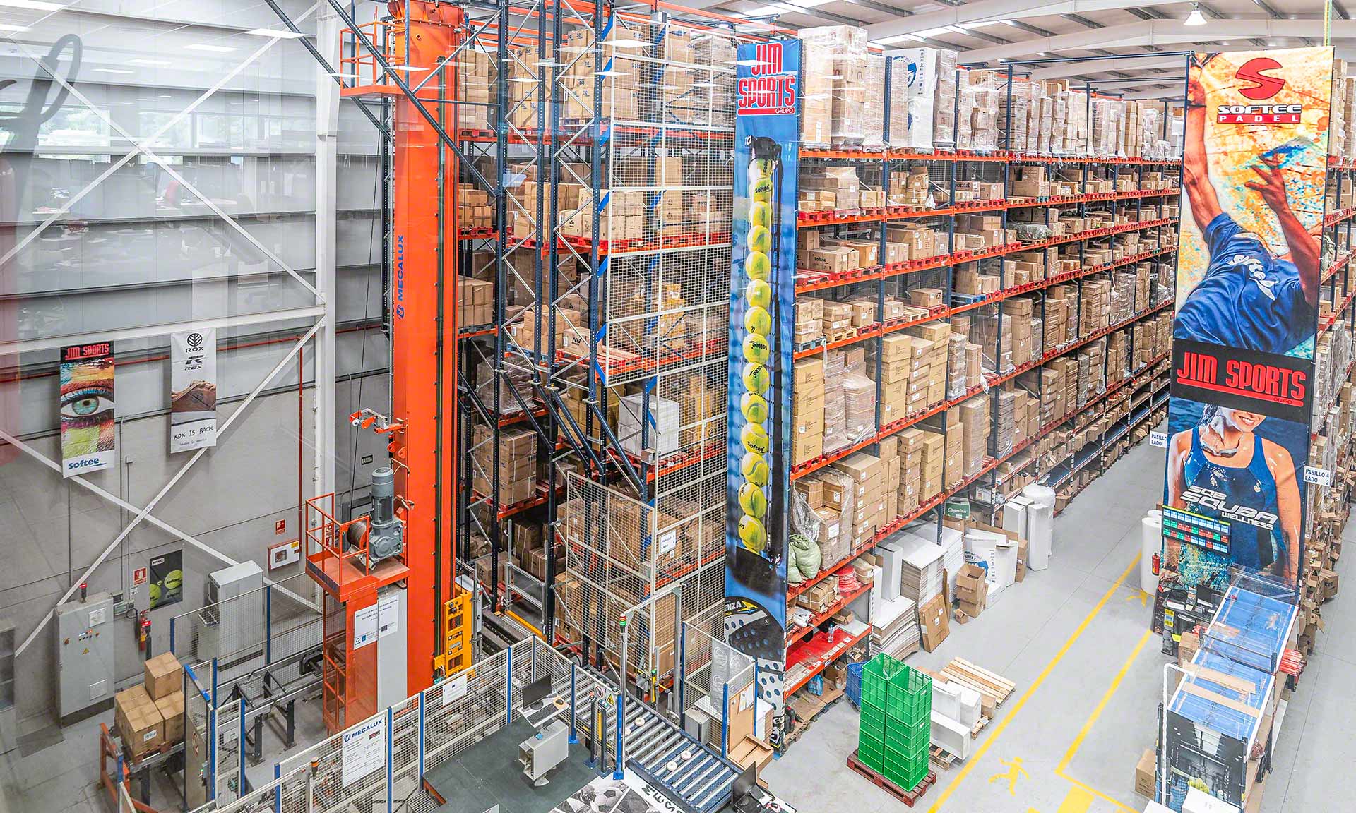 Jim Sports digitises its warehouse with a comprehensive logistics solution from Mecalux.