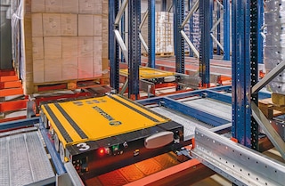 The 3D Automated Pallet Shuttle is a highly flexible solution