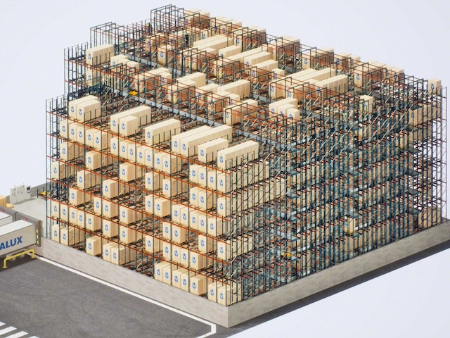 The 3D Pallet Shuttle optimises space and expands capacity The 3D Pallet Shuttle optimises space and expands capacity