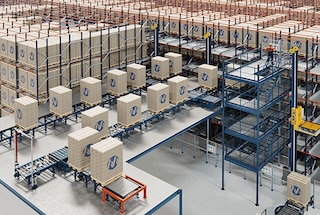 The 3D APS speeds up load management in high-turnover warehouses
