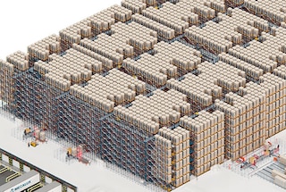 The 3D Pallet Shuttle is ideal for businesses that require mass-scale pallet storage