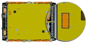 Batteries provide the shuttle with considerable autonomy Batteries provide the shuttle with considerable autonomy