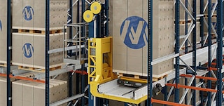 Lifts move the shuttles cars between levels