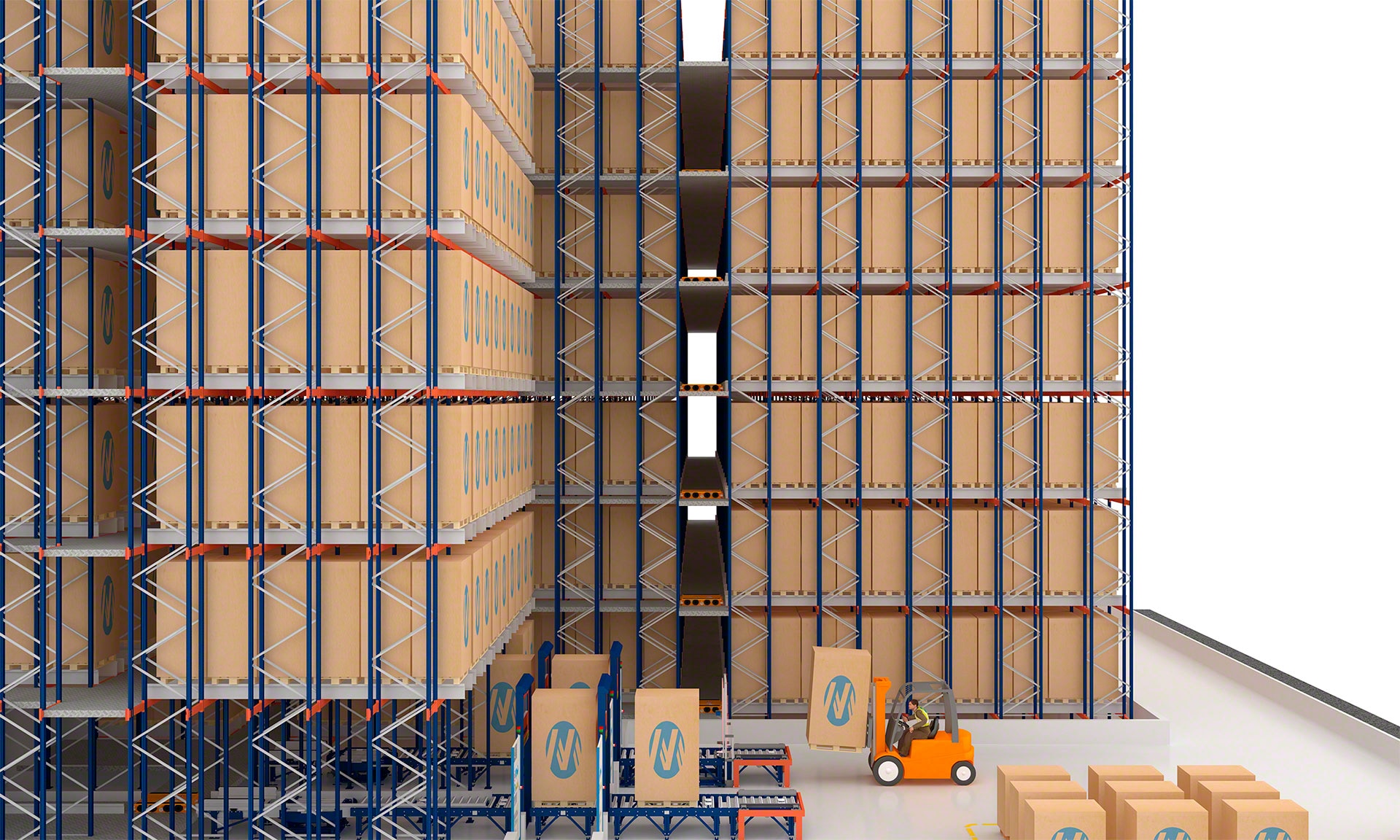 The 3D Automated Pallet Shuttle optimises space to boost capacity