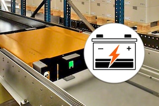 To recharge its battery, the 3D shuttle goes to one of the charging stations To recharge its battery, the 3D shuttle goes to one of the charging stations