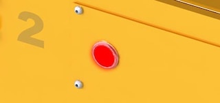 The fault indicator alerts users to the detection of an issue with the shuttle The fault indicator alerts users to the detection of an issue with the shuttle