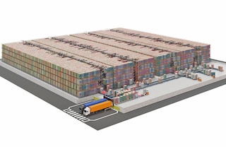 The Automated Pallet Shuttle allows for the design of high-capacity storage systems