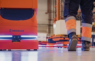 AMRs operate safely alongside people