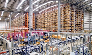 Automated distribution centre: Technologies and examples