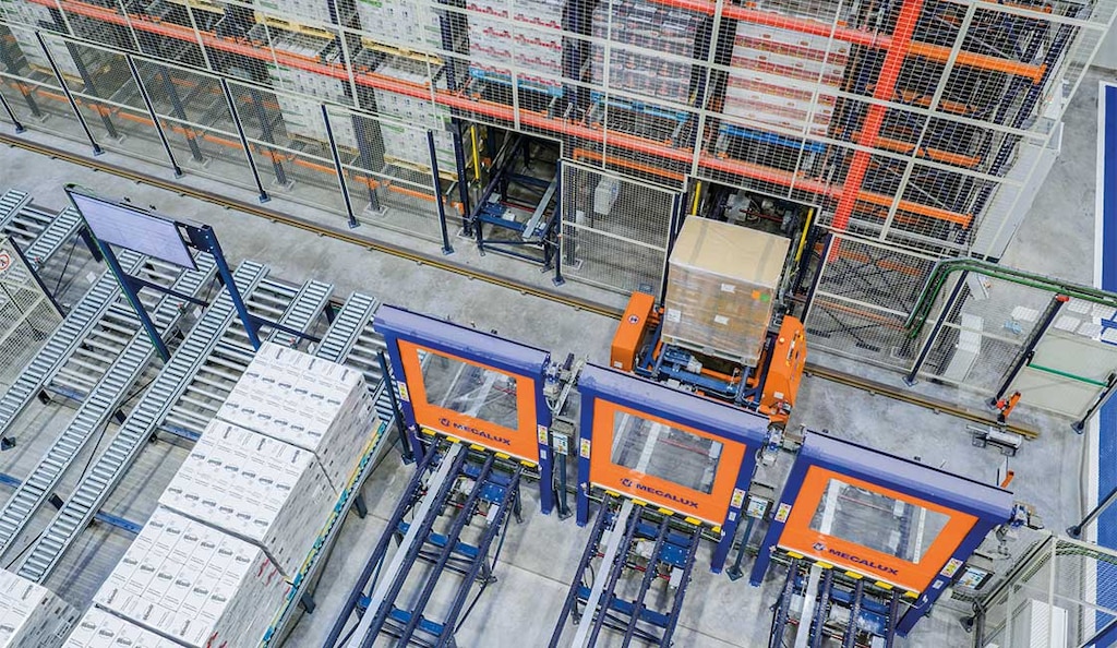 The Automated Pallet Shuttle optimises the use of cold air and improves energy efficiency