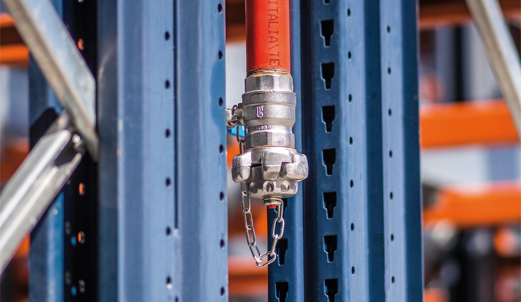 Automatic water sprinklers operate on a different fire suppression principle than oxygen reduction systems