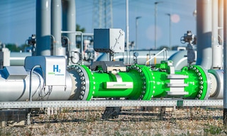 Green hydrogen is generated through a chemical process known as electrolysis