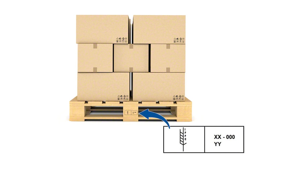 Heat treated pallets must be marked with an ISPM 15-compliant stamp
