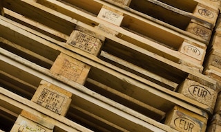 A heat treated pallet is designed to prevent the spread of pests when exporting goods