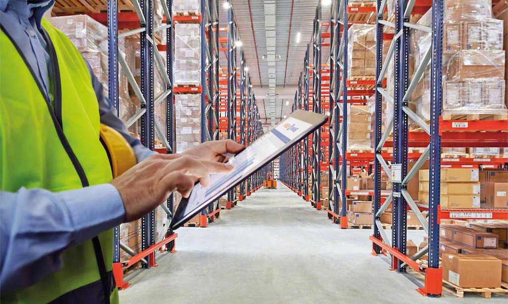 A WMS optimises inventory allocation by coordinating stock levels