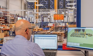 Inventory restocking involves maintaining sufficient goods levels to meet demand